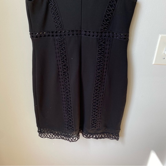NWT Free People Sky Scraper Bodycon Crochet Mini Dress Size S Black Cocktail - Picture 11 of 15